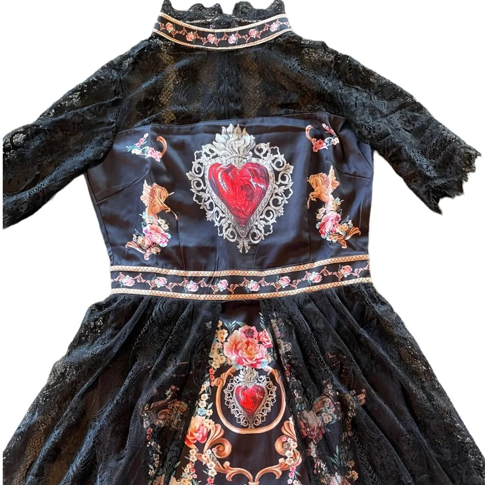 Stunning & Fun Lace Accent Dress The Rozmundah - Picture 9 of 13